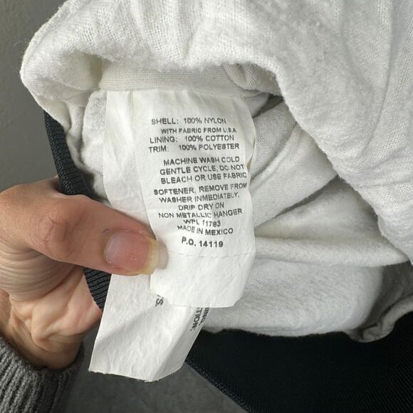 Vintage Holloway Pullover Windbreaker Size Small Lined Black Orange Embroidered - Picture 7 of 8